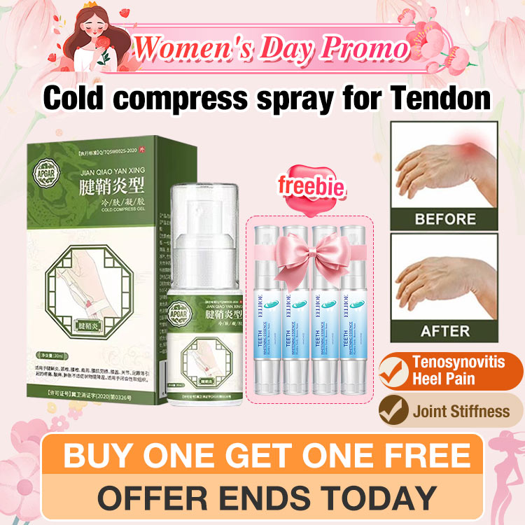 Womens Day Promo get 4pcs teeth whitening serums worth 799 pesos as a freebie - Tenosynovitis Heel Pain Spray - Perfect for Tenosynovitis/Finger tingling/Joint pain/Muscle ache